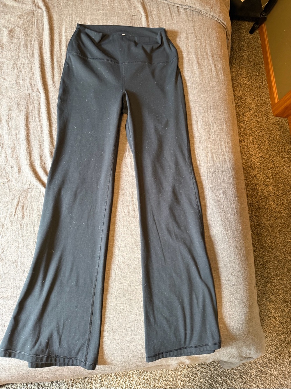 90 Degree By Reflex Women's Black Flared Leggings